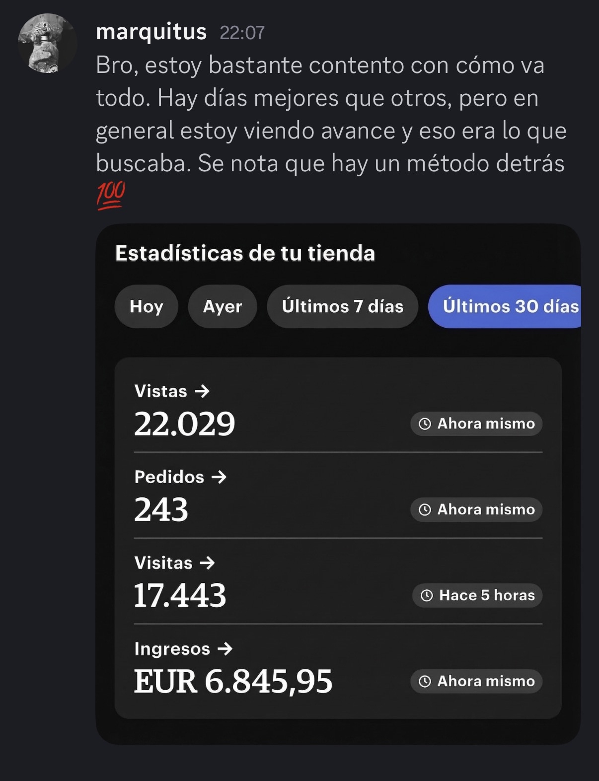 €6.845,95 · 243 pedidos · marquitus
